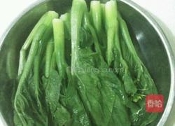 蒜蓉菜芯的做法图解1