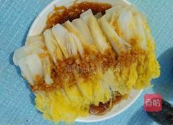 蒜蓉粉丝蒸白菜的做法图解8