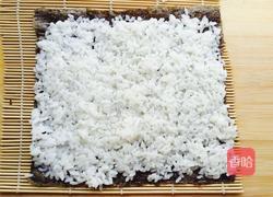 辣酱肉松寿司的做法图解3