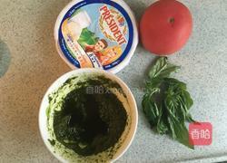 意式紫苏奶酪番茄盘的做法图解1