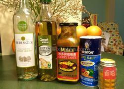 椰汁咖喱鸡块的做法图解1