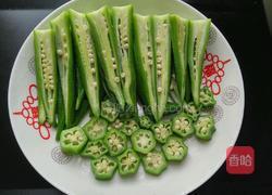 酱拌秋葵的做法图解5