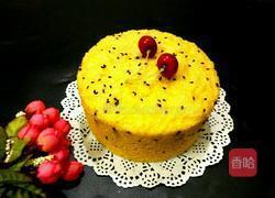 南瓜发糕(芝麻版)的做法图解9