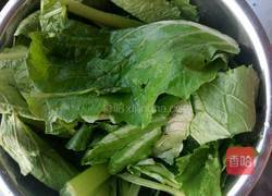 小白菜炒肉的做法图解2