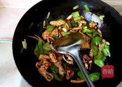 青椒鱿鱼花的做法图解9