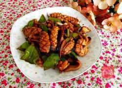 青椒鱿鱼花的做法图解10