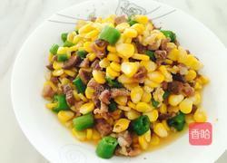 玉米粒与肉粒的做法图解3