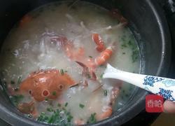 虾蟹粥的做法图解8