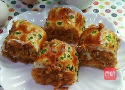 卡仕达酱肉松面包卷的做法图解14