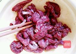 醋溜尖椒牛肉的做法图解3