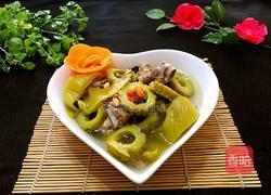 苦瓜酸菜排骨汤的做法图解6