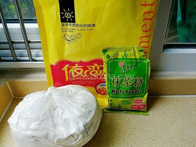 用料图（抹茶味）