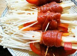 金针菇牛肉卷的做法图解5
