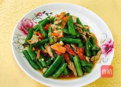 四季豆炒肉的做法图解8