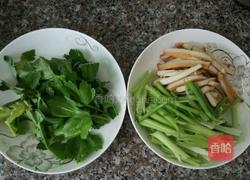 香芹豆干炒肉丝的做法图解1