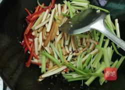 香芹豆干炒肉丝的做法图解6