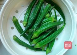 凉拌秋葵的做法图解3
