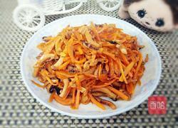胡萝卜炒墨鱼丝的做法图解11