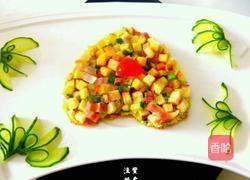 火腿馍丁鸡蛋饼(二人份)的做法图解13