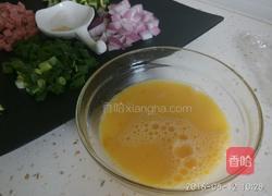 火腿馍丁鸡蛋饼(二人份)的做法图解5