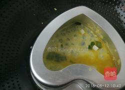 火腿馍丁鸡蛋饼(二人份)的做法图解9