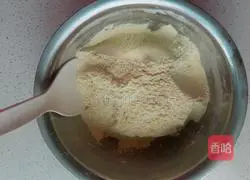 Illustration of how to make cornmeal cake 2