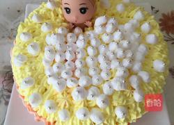 八寸沐浴娃娃蛋糕的做法图解9