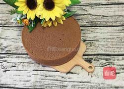 八寸可可戚风蛋糕的做法图解17