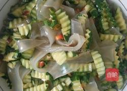 黄瓜拌拉皮的做法图解5