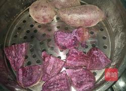 紫薯丸子的做法图解2