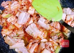 五花肉辣白菜豆腐汤的做法图解6