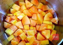 木瓜炖牛奶的做法图解3