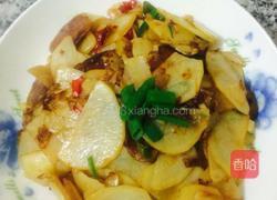 腊肠干锅土豆片的做法图解6