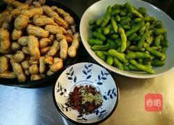 煮花生毛豆的做法图解1