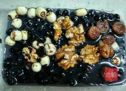 黑豆核桃黑米糊（补肾）的做法图解1