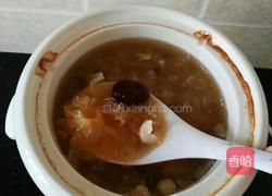 红栆皂角米莲子银耳汤的做法图解4