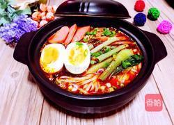 豇豆青菜面的做法图解10