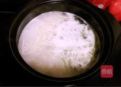 豇豆青菜面的做法图解4