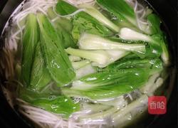豇豆青菜面的做法图解6