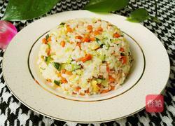 培根蛋炒饭的做法图解9