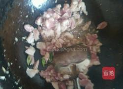 蒜苔肉豆腐鸡蛋打卤面的做法图解4