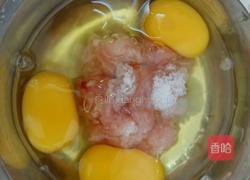 肉沫鸡蛋羹的做法图解2