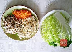 虾仁豆腐白菜卷的做法图解2