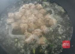 青菜肉丸豆腐汤的做法图解8