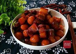 鹌鹑蛋红烧肉的做法图解11