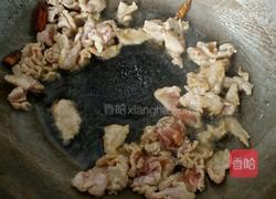 韭菜苔甜椒炒肉片的做法图解2