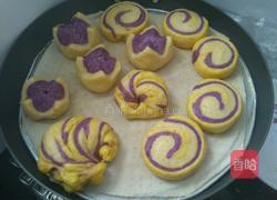 紫薯开花馒头的做法图解7