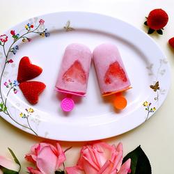 草莓牛奶冰棒的做法[图]