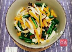 素炒双菇胡萝卜的做法图解2