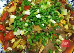 酸菜鸭血的做法图解2